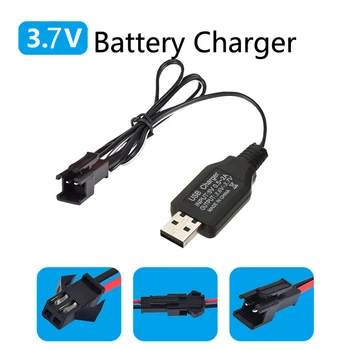 3,7 На 400 mah NiMH NiCd Батерия USB Зарядно устройство за пакети SM 2P вилката Електрическа играчка USB кабел за зареждане