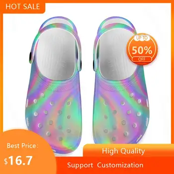 Noisydesigns/ Летни Обувки, Големи Размери 36-48, мъжки Сандали на Ярки Цветове, Плажни Чехли, Сабо, Дишащи Sandalias Zapatos Hombre