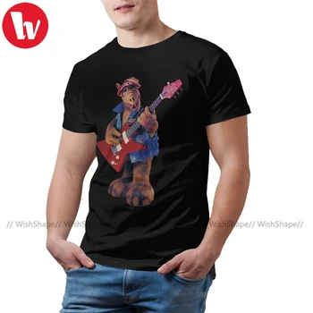 Тениска Алф Ежедневни тениска от 100% памук с къс ръкав, тениски с анимационни герои, мъжка тениска с висока улица, голям размер 4XL